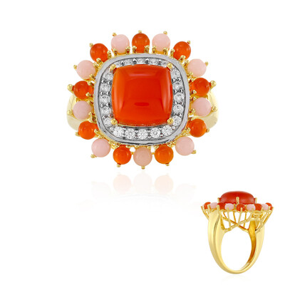 Carnelian Silver Ring