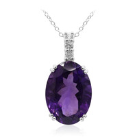 Moroccan Amethyst Silver Necklace