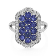 Kanchanaburi Sapphire Silver Ring