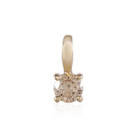 9K I1 Brown Diamond Gold Pendant