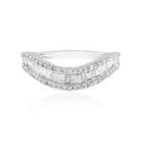 18K SI1 (H) Diamond Gold Ring