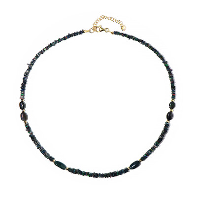 Mezezo Opal Silver Necklace