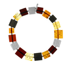Baltic Amber Silver Bracelet