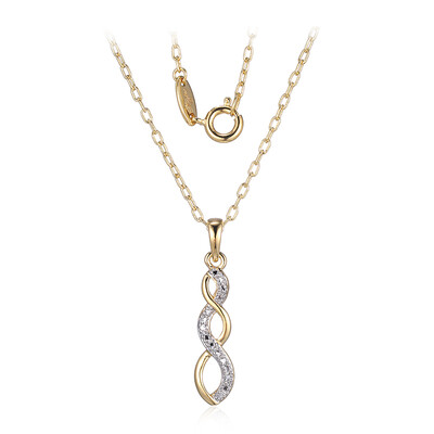 I3 (I) Diamond Brass Necklace (Juwelo Style)