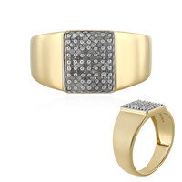 I3 (I) Diamond Silver Ring