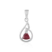 Madagascar Ruby Silver Pendant