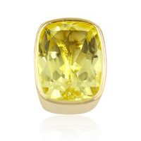 Lemon Citrine Silver Pendant