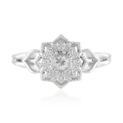 White Sapphire Silver Ring
