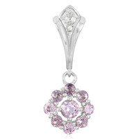 Pink Cuprian Tourmaline Silver Pendant
