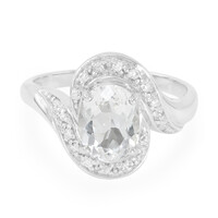 Himalayan Beryl Silver Ring
