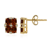Madeira Citrine Silver Earrings