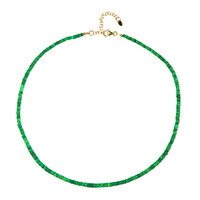 Green Ethopian Opal Silver Necklace