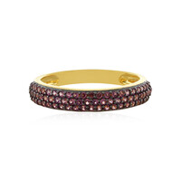Rhodolite Silver Ring