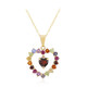 Garnet Silver Necklace