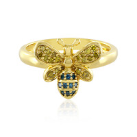 PK Diamant-Silberring
