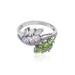 Welo Opal Silver Ring