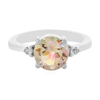 Luna Quartz Silver Ring