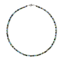 Smoky Quartz Silver Necklace