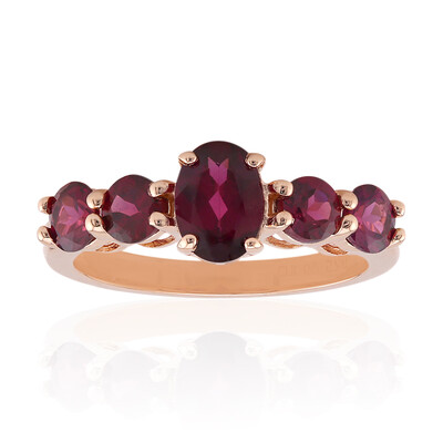 Rhodolite Silver Ring
