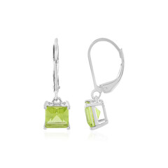 Arizona Peridot Silver Earrings