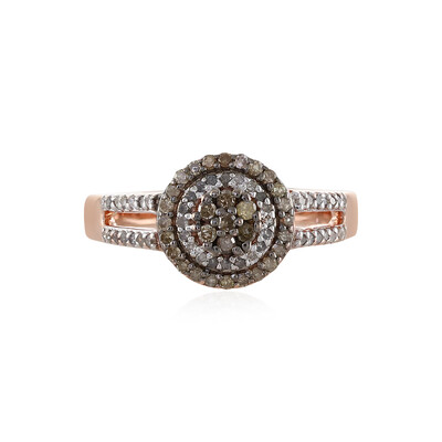 I3 Brown Diamond Silver Ring