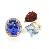 14K AAA Tanzanite Gold Ring (CIRARI)