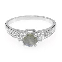 Romanian Spectrolite Silver Ring