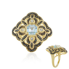 Sky Blue Topaz Silver Ring