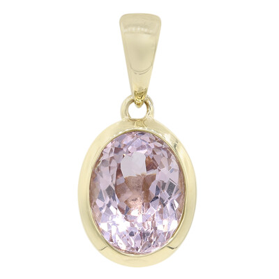 9K Kunzite Gold Pendant