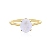 Rainbow Moonstone Silver Ring