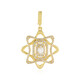 White Sapphire Silver Pendant
