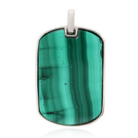 Malachite Silver Pendant