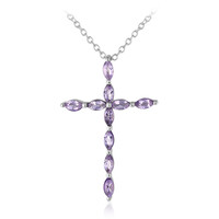 Bolivian Amethyst Silver Necklace