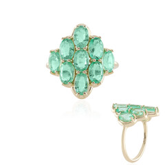 9K Colombian Emerald Gold Ring
