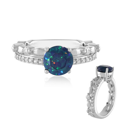 Mezezo Opal Silver Ring