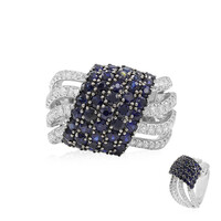 18K Blue Sapphire Gold Ring (Estée Collection)