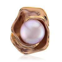 Purple Ming Pearl Silver Pendant (TPC)