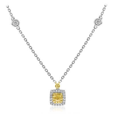 14K SI2 Yellow Diamond Gold Necklace (CIRARI)
