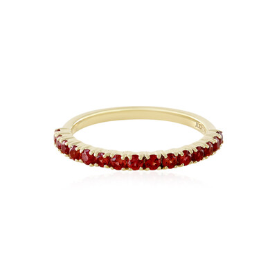 9K Tanzanian Ruby Gold Ring