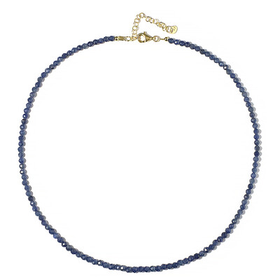 Blue Sapphire Silver Necklace
