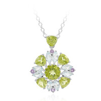 Peridot Silver Necklace