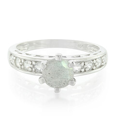 Romanian Spectrolite Silver Ring