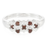 Fancy Diamond Silver Ring