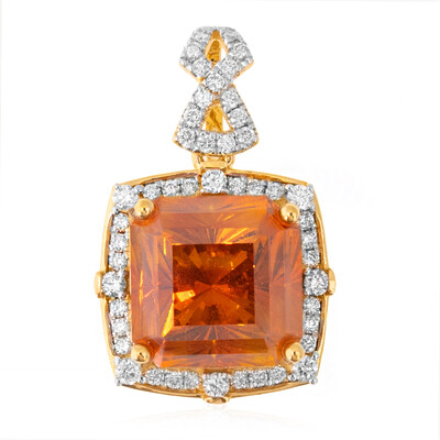 14K Sphalerite Gold Pendant (AMAYANI)
