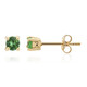 9K Tanzanian Tsavorite Gold Earrings