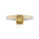9K Yellow Zircon Gold Ring