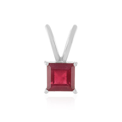 Madagascar Ruby Silver Pendant