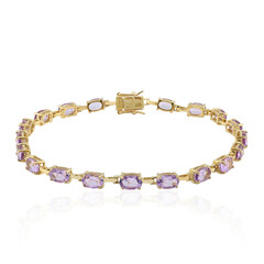 Rose de France Amethyst Silver Bracelet