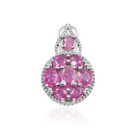 Mozambique Ruby Silver Pendant