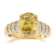 9K Bulgarian Sphalerite Gold Ring